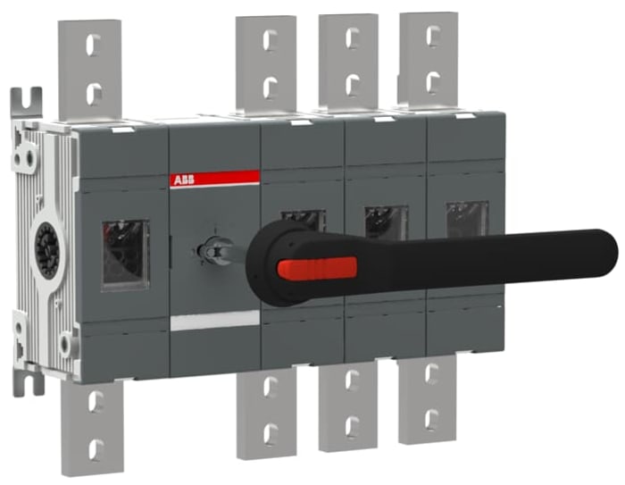 ABB 4P Pole Surface Mount Switch Disconnector - 1600A Maximum Current, 710kW Power Rating, IP00