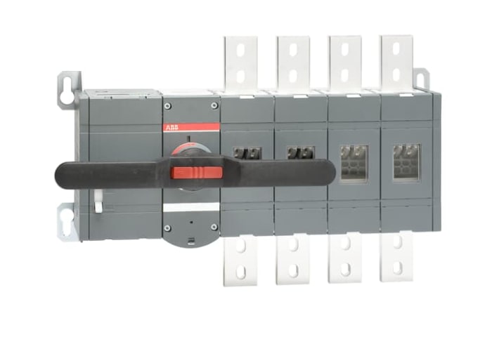ABB 4P Pole Screw Mount Switch Disconnector - 1600A Maximum Current, 1200kW Power Rating, IP00