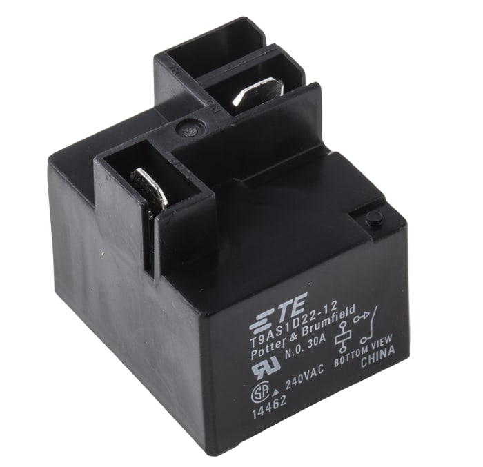 TE Connectivity Röle (Tutucu Olmayan), PCBye Montaj, 12V dc SPNO