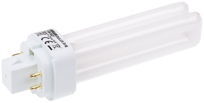 Osram, 4 Pinli, Entegre Olmayan Kompakt Floresan Ampuller, 13 W, 2700K, Ekstra Sıcak Beyaz