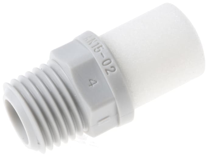 SMC, Reçine Pnömatik Susturucu, R 1/4 Erkek Dişli