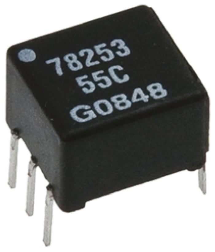 Murata Power Solutions Through Hole Pulse Transformer 1:1.33 Turns Ratio, 2mH Prim. Inductance, 0.9Ω Prim. Resistance