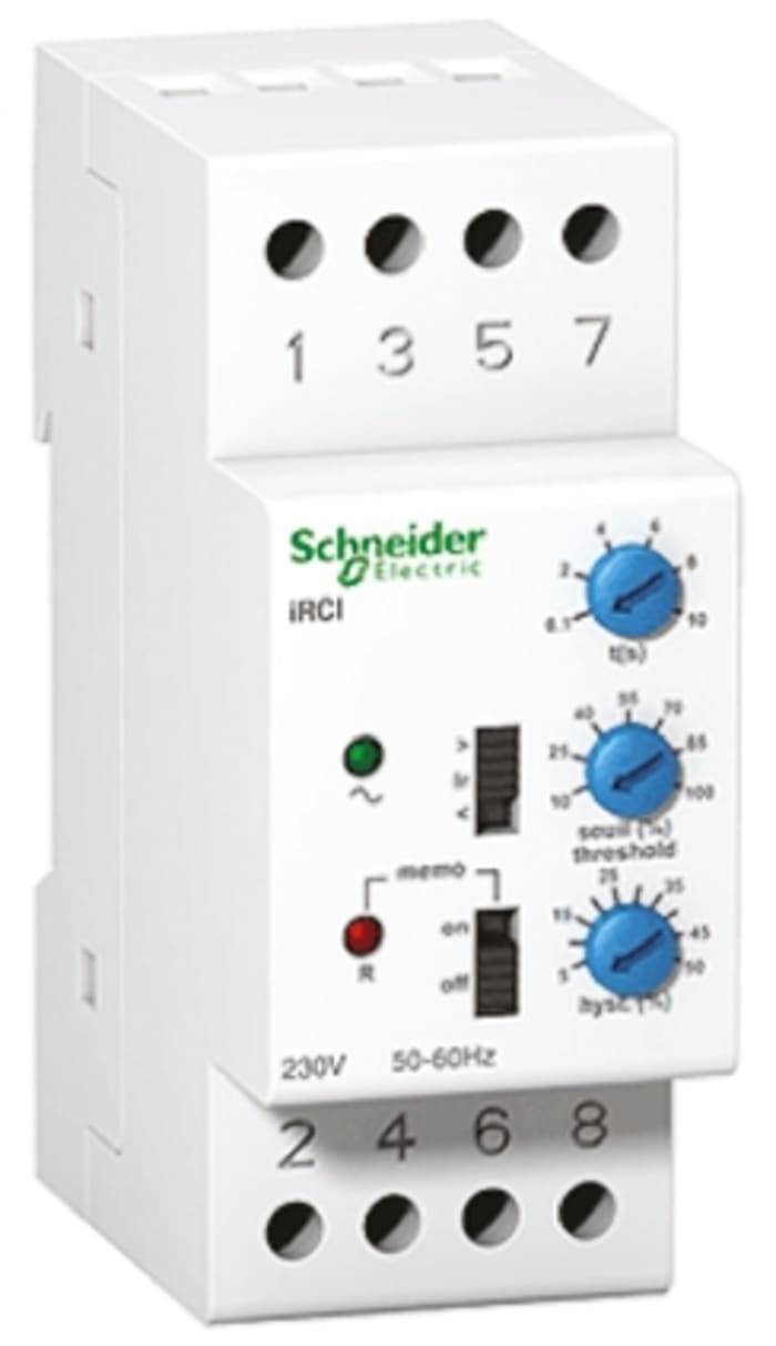 Schneider Electric Kontrol Rölesi, SPDT, Gerilim, Besleme Gerilimi: 230 V ac