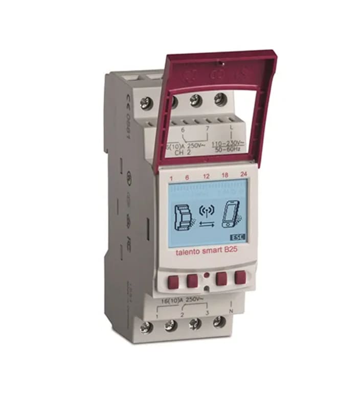 Grasslin Analogue DIN Rail Time Switch 110 → 230 V ac, 2-Channel