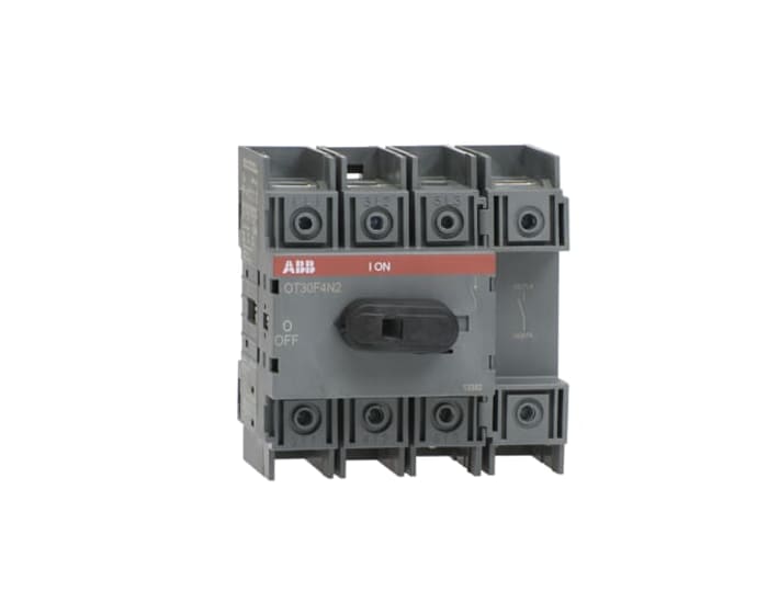 ABB 4P Pole Screw Mount Switch Disconnector - 40A Maximum Current, 37kW Power Rating, IP20