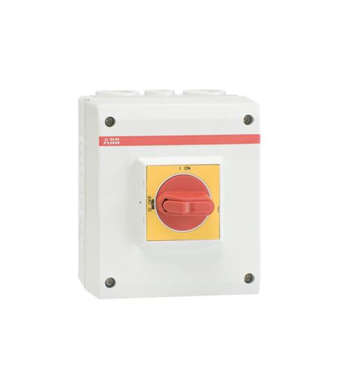 ABB 4P Pole Isolator Switch - 16A Maximum Current, IP65