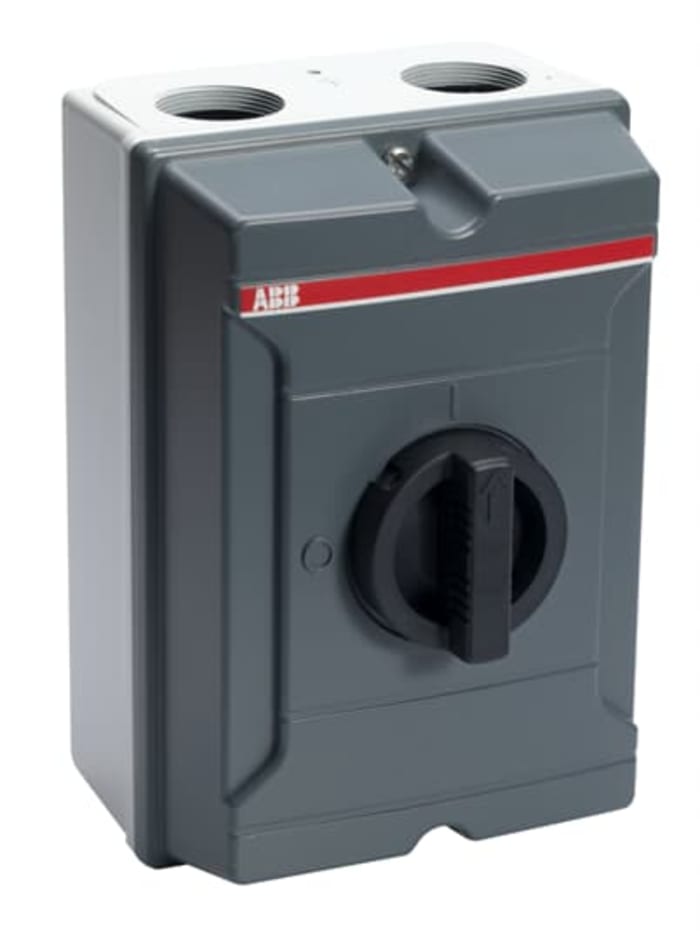 ABB 4P Pole Surface Mount Switch Disconnector - 63A Maximum Current, 22kW Power Rating, IP20