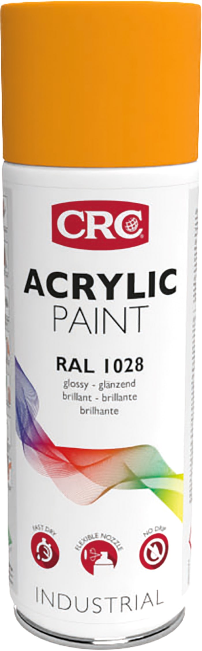 CRC 400ml RAL 1028 Yellow Gloss Spray Paint