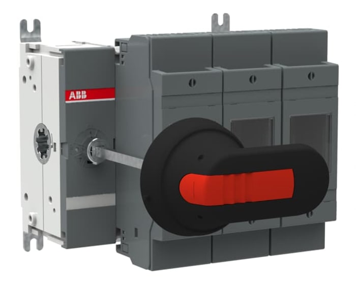 ABB Fuse Switch Disconnector, 3 Pole, 200A Fuse Current