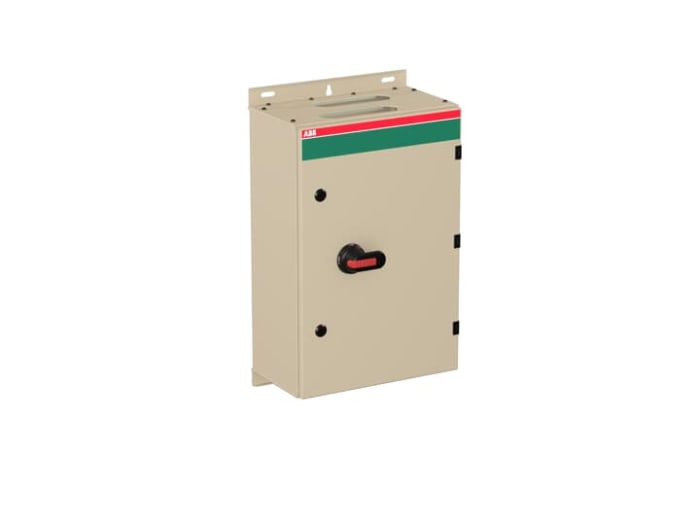 ABB 3P Pole Screw Mount Switch Disconnector - 200A Maximum Current, 160kW Power Rating, IP65