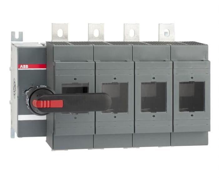 ABB Fuse Switch Disconnector, 4 Pole, 800A Fuse Current