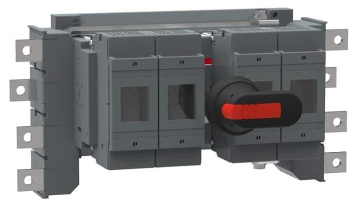 ABB Fuse Switch Disconnector, 4 Pole, 250A Fuse Current