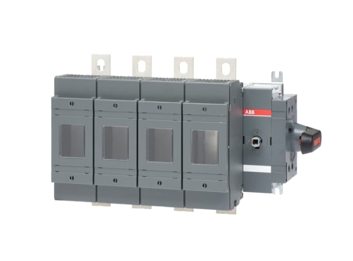 ABB Fuse Switch Disconnector, 4 Pole, 250A Fuse Current