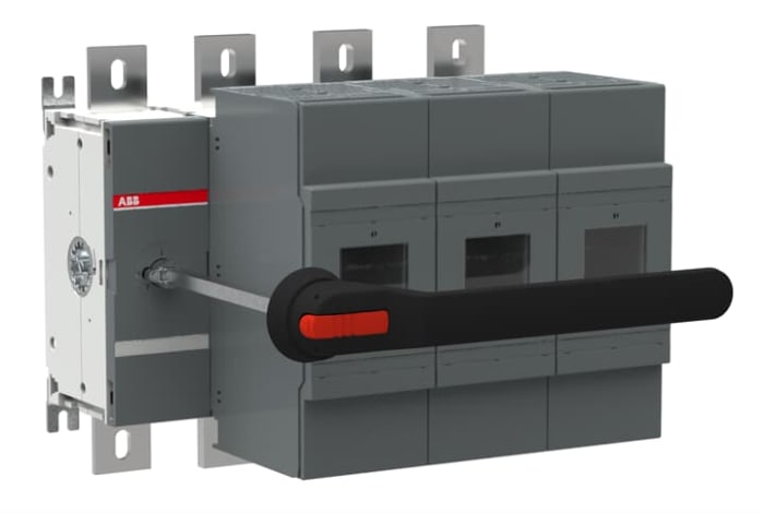 ABB Fuse Switch Disconnector, 4 Pole, 1.25kA Fuse Current