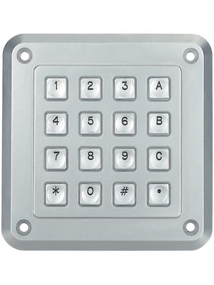 Vandal-proof keypad 16-element keyboard (Telephone)