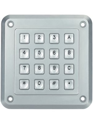Vandal-proof keypad 16-element keyboard (Computer)