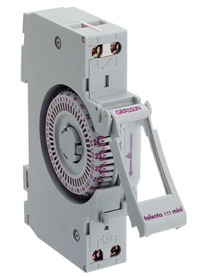 Time Clock Relay DIN-Rail, Day, 1 Make Contact (NO)
