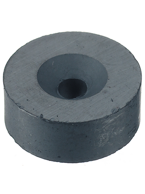 Round magnet, Ferrite, 15 x 6mm