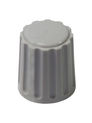 Classic Collet Knob ø14.5mm, Grey, Glossy, Without Indication Line