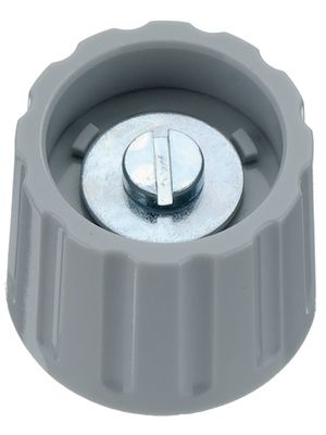 Classic Collet Knob ø21mm, Light Grey, Glossy, Without Indication Line