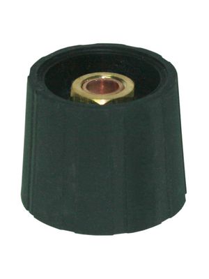 Classic Collet Knob ø28mm, Black, Matte, Without Indication Line