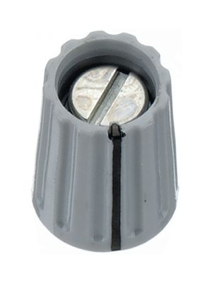 Classic Collet Knob ø10mm, Glossy, Black Indication Line