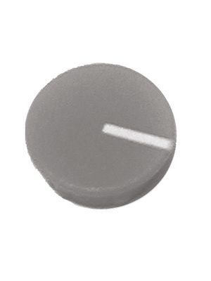 Cap, Light Grey, Glossy, White Indication Line