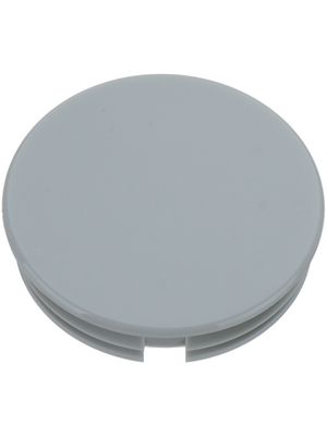 Cap, 18mm, Light Grey, Matte, Without Indication Line