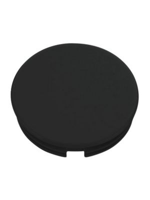 Cap, 18mm, Black, Matte, Without Indication Line