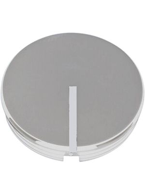 Cap, 24.4mm, Light Grey, Matte, Black Indication Line