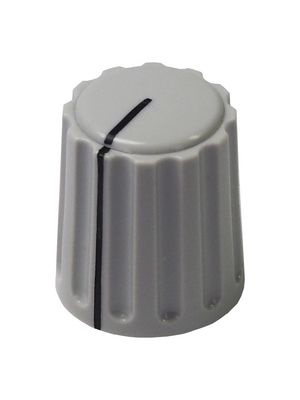Classic Collet Knob ø28mm, Grey, Matte, With Indication Line