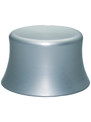 Shaped Aluminium Knob ø31.8mm, Silver