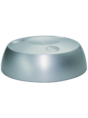 Aluminium Knob ø40.5mm, Silver