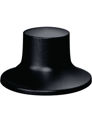 Medical Aluminium Knob ø36mm, Black