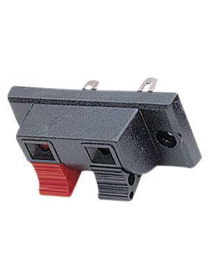 Clamp Terminal, Red / Black