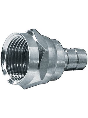 RF Connector, F-Type, Plug, Straight, Crimp Terminal