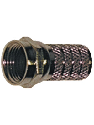 RF Connector, F-Type, Plug, Straight, Screw Terminal
