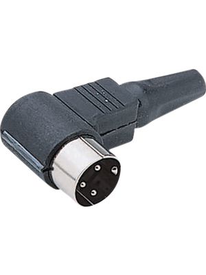 Male Plug 90°, 5 Poles, Plug