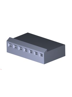 KK 396, Receptacle Housing Poles, 1 Rows, 3.96mm Pitch