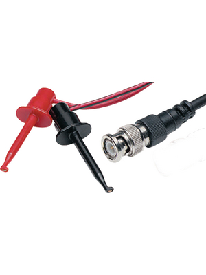 Test Lead with Hook Grip, BNC 1 m