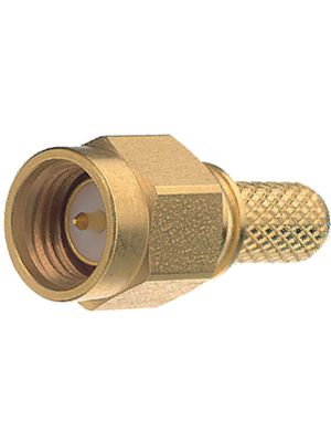Cable plug SMA angled