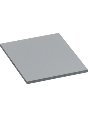 PVC Plate Hard, Grey, 980mm, 1420kg/m³, 3000N/mm²