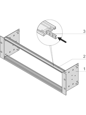 Support kit, 115.5mm, Aluminium / Steel