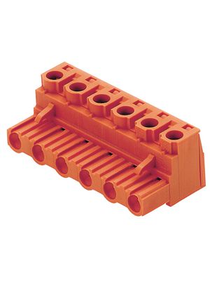 Female header, Straight, 7.62mm Pitch, 5 Poles