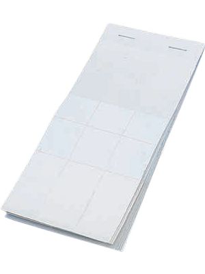 Blank PVC Labels, 19x45 45 mm Pack of 120 pieces