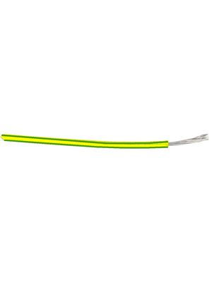 Stranded Wire PVC 0.35mm² Tinned Copper Green / Yellow 3251 305m