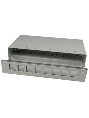 Empty sub-mounted panel for 8 modules, preLink