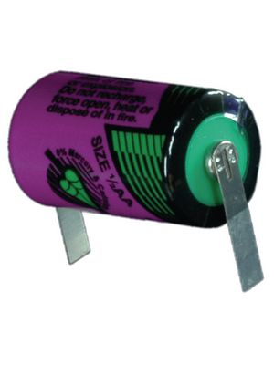 Primary Battery, 3.6V, 1/2AA, Lithium
