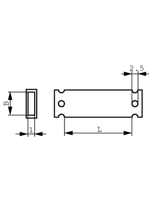 Backing for Labels 17.5 mm Pack of 50 pieces