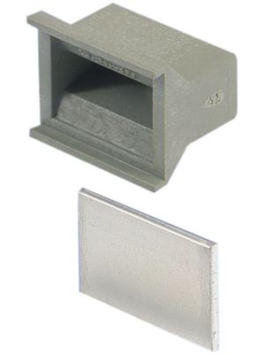 Panel handle, Plastic, Grey, HP42
